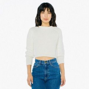 American Apparel Cropped Fisherman Pullover